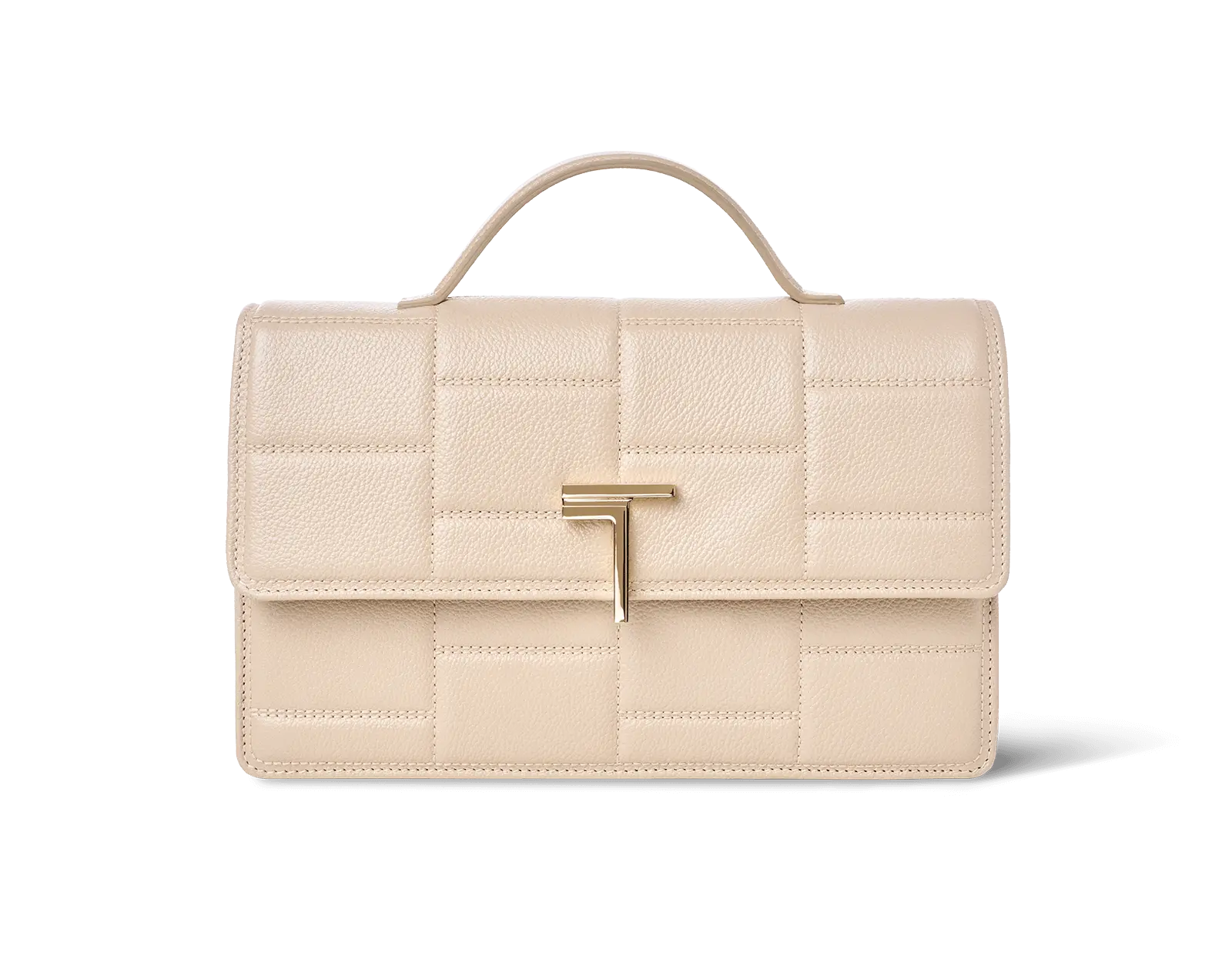 Minerva Beige Crossbody Handbag
