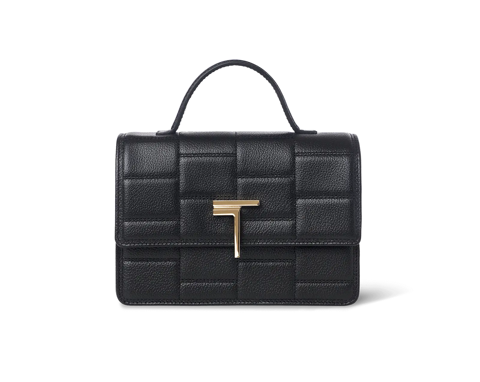 Minerva Black Small Handbag