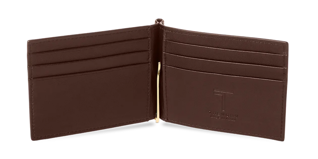 Brown Vinny Bill Clip Wallet TREVONY