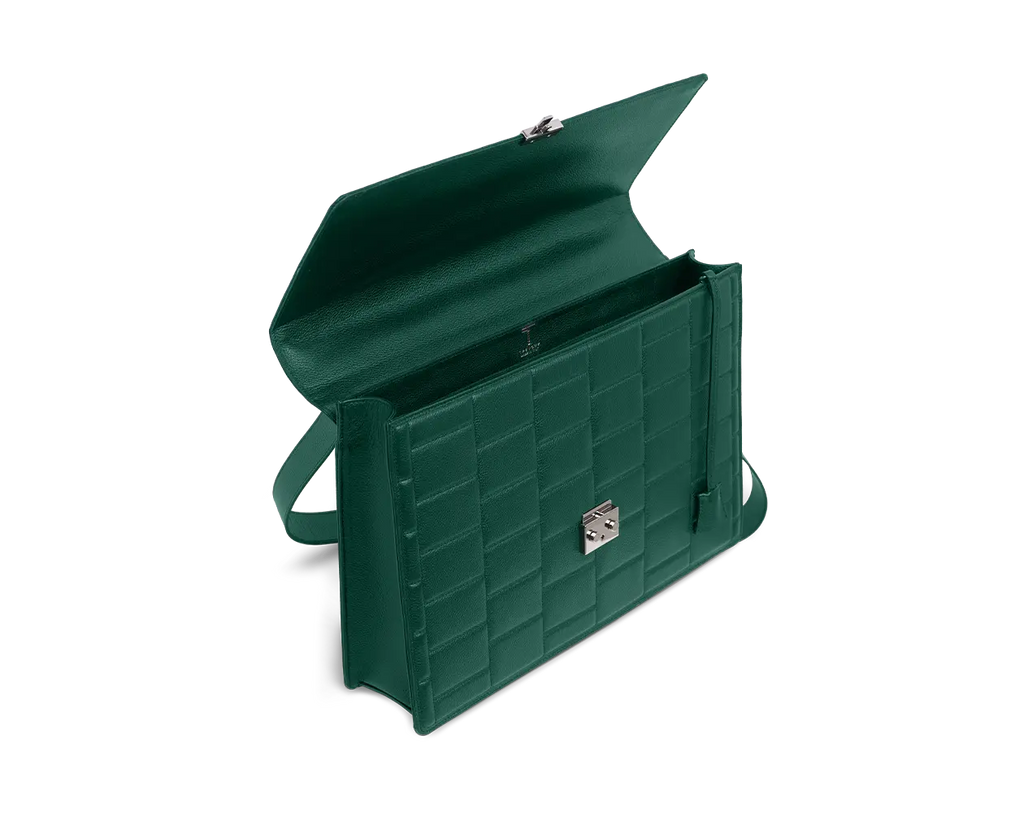 Imperial Jade Specter Leather Business Bag Trevony