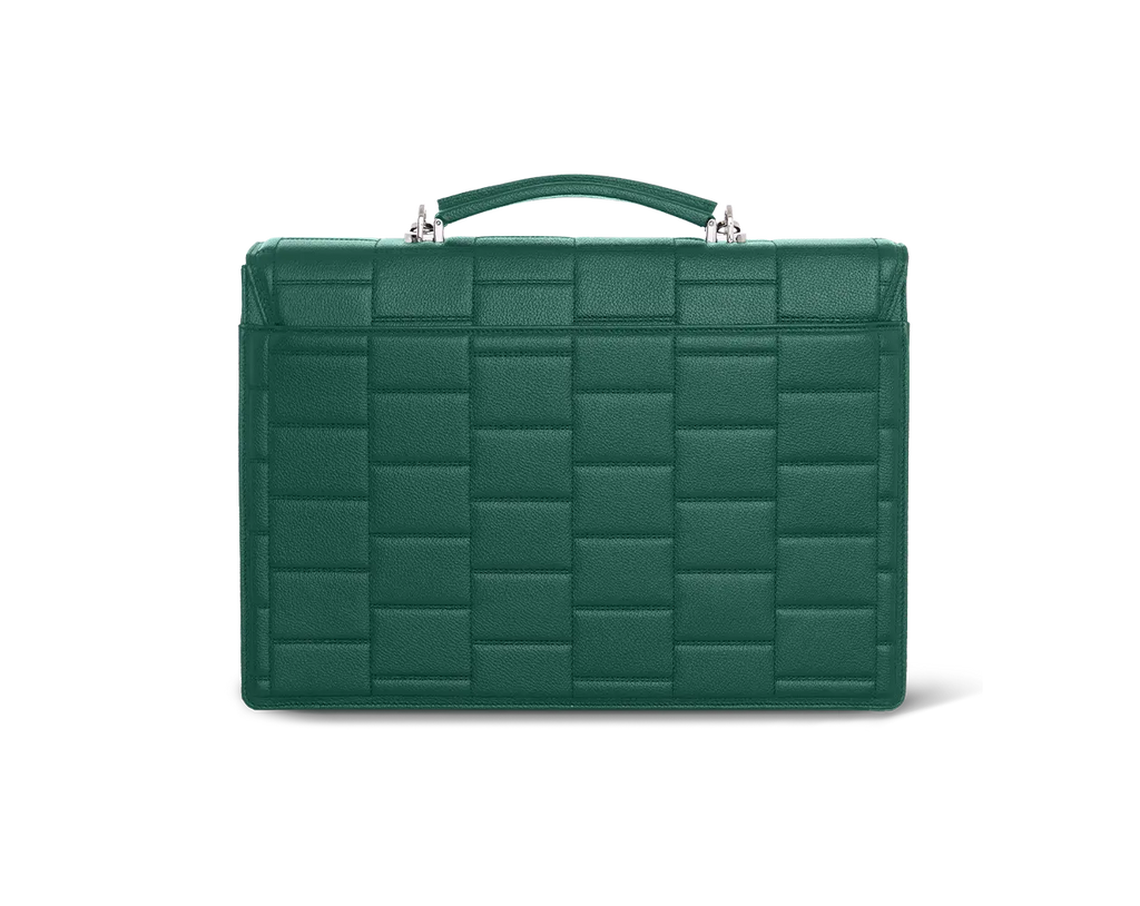 Imperial Jade Specter Leather Business Bag Trevony