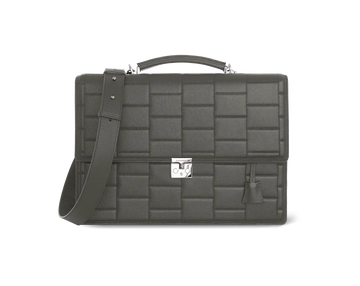 Specter Slate Mist Leather Business Bag Trevony