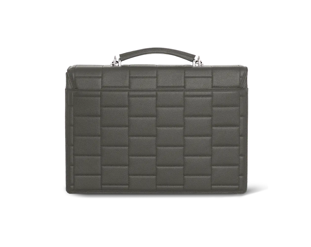Specter Slate Mist Leather Business Bag Trevony