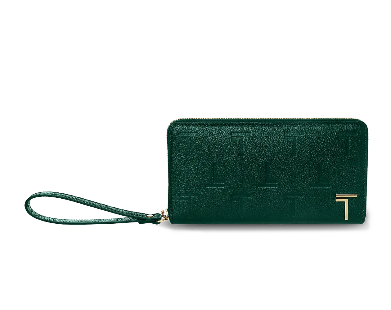 Lumora Zipped Wallet Imperial Jade