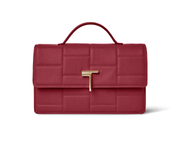 Minerva Crimson Crossbody Handbag TREVONY