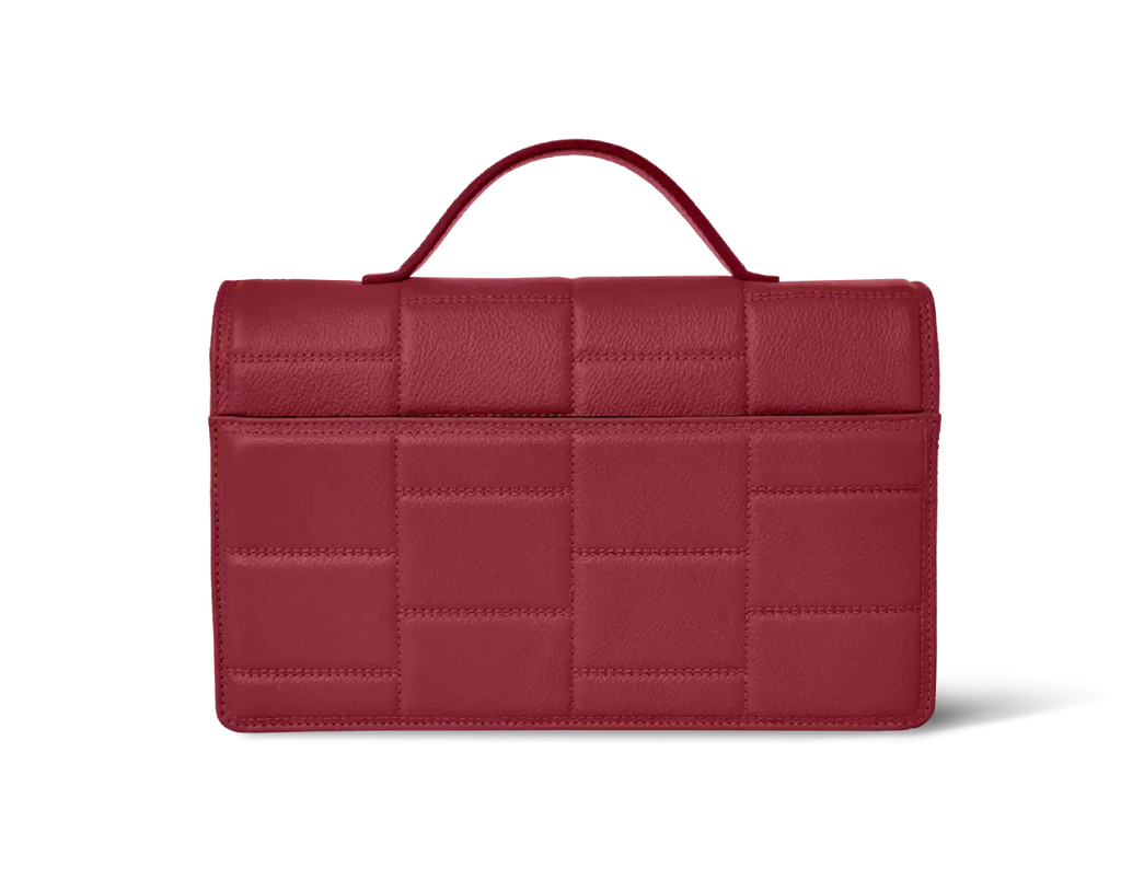 Minerva Crimson Crossbody Handbag TREVONY