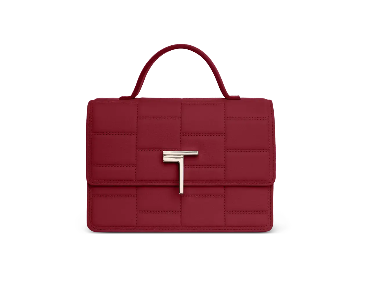 Minerva Crimson Small Handbag