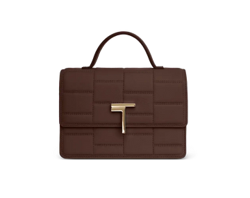 Minerva Small Espresso handbag TREVONY