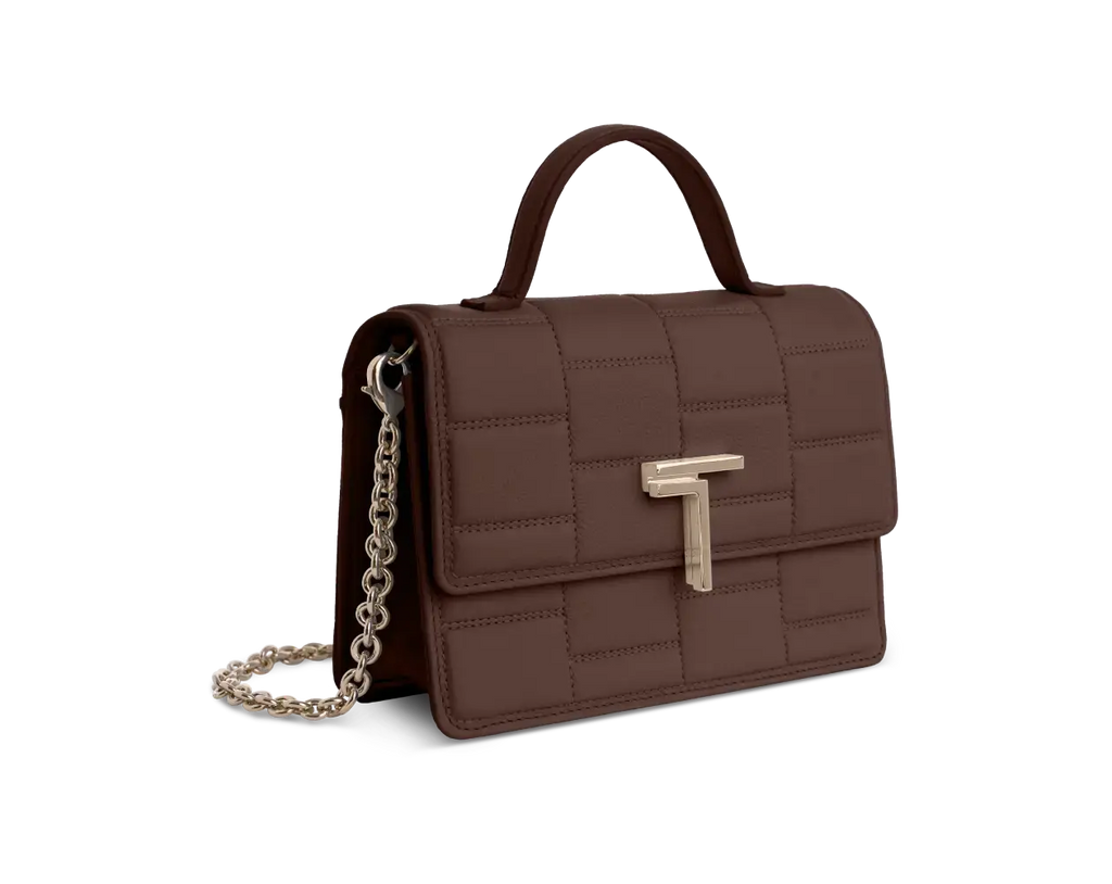 Minerva Small Espresso handbag TREVONY