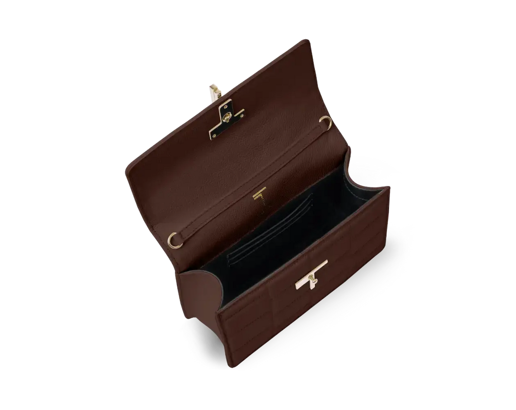 Minerva Small Espresso handbag TREVONY
