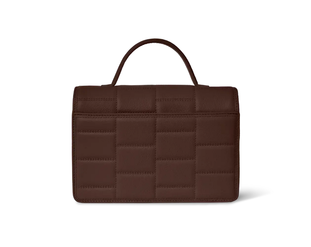 Minerva Small Espresso handbag TREVONY