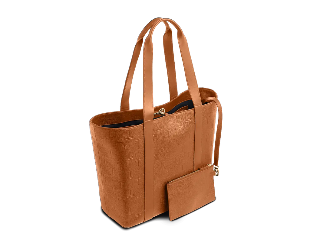 Terracosta Leather Luxury Tote Bag TREVONY