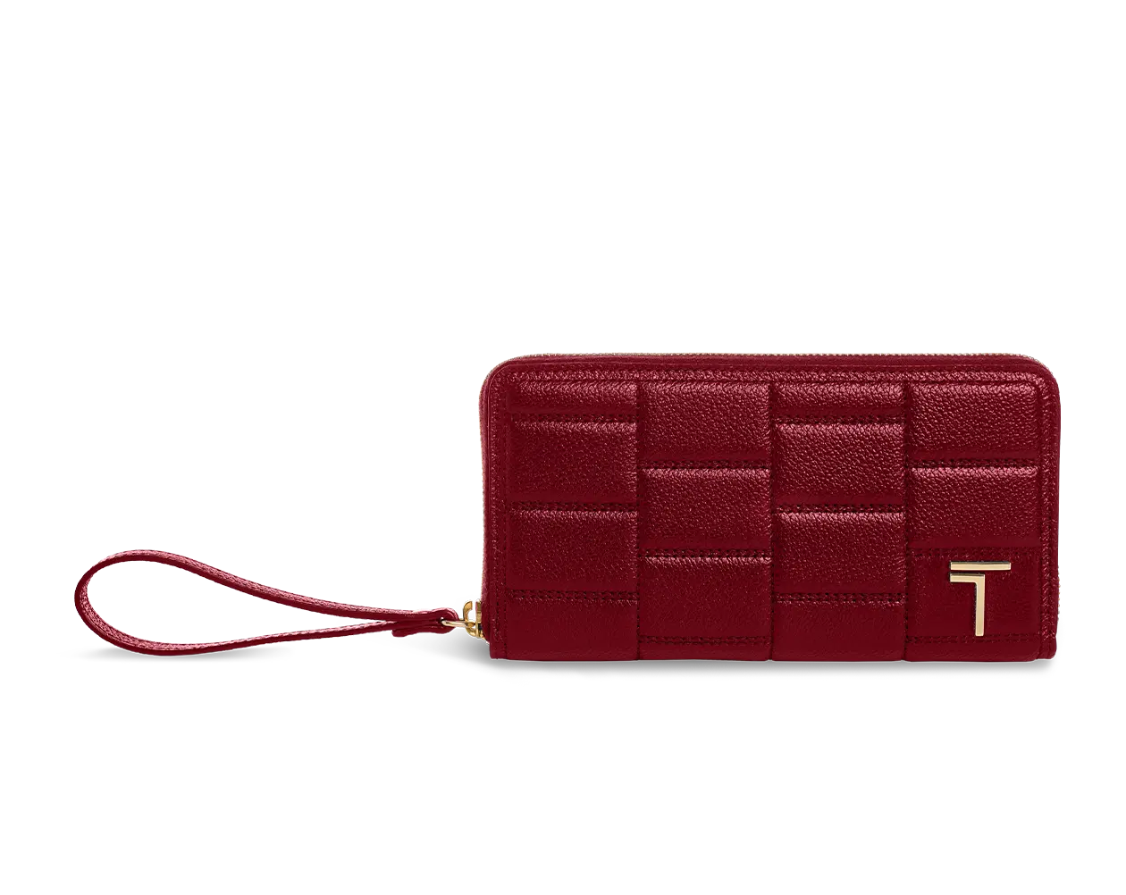 Zipped Wallet Crimson