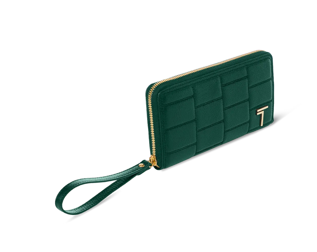 Zipped Wallet Imperial Jade TREVONY