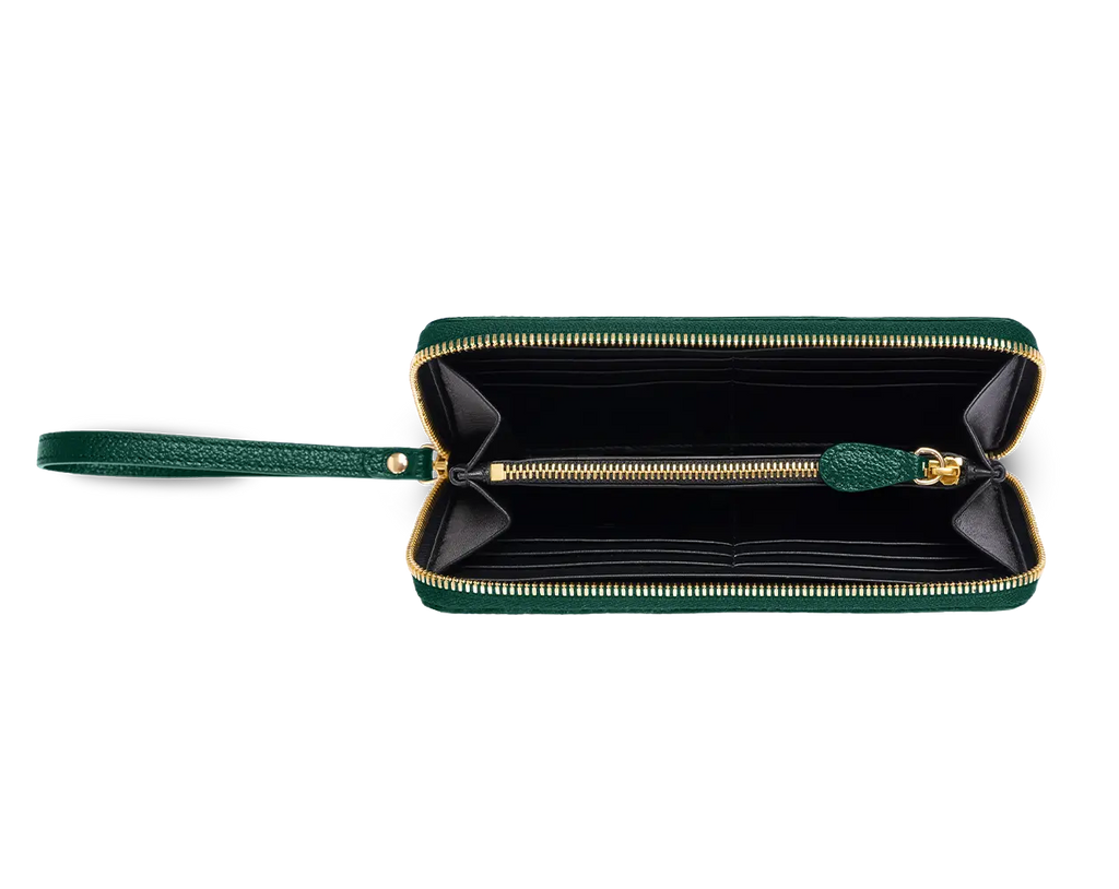 Zipped Wallet Imperial Jade TREVONY