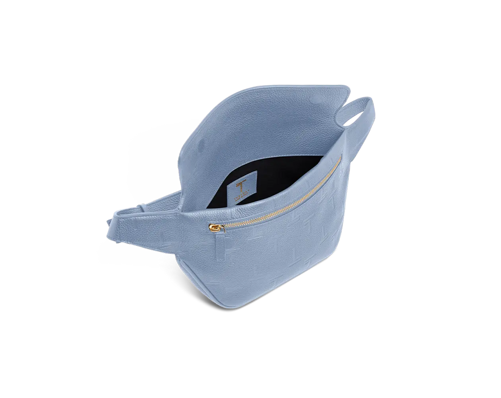 Powder Sky Intimo leather BumBag Trevony